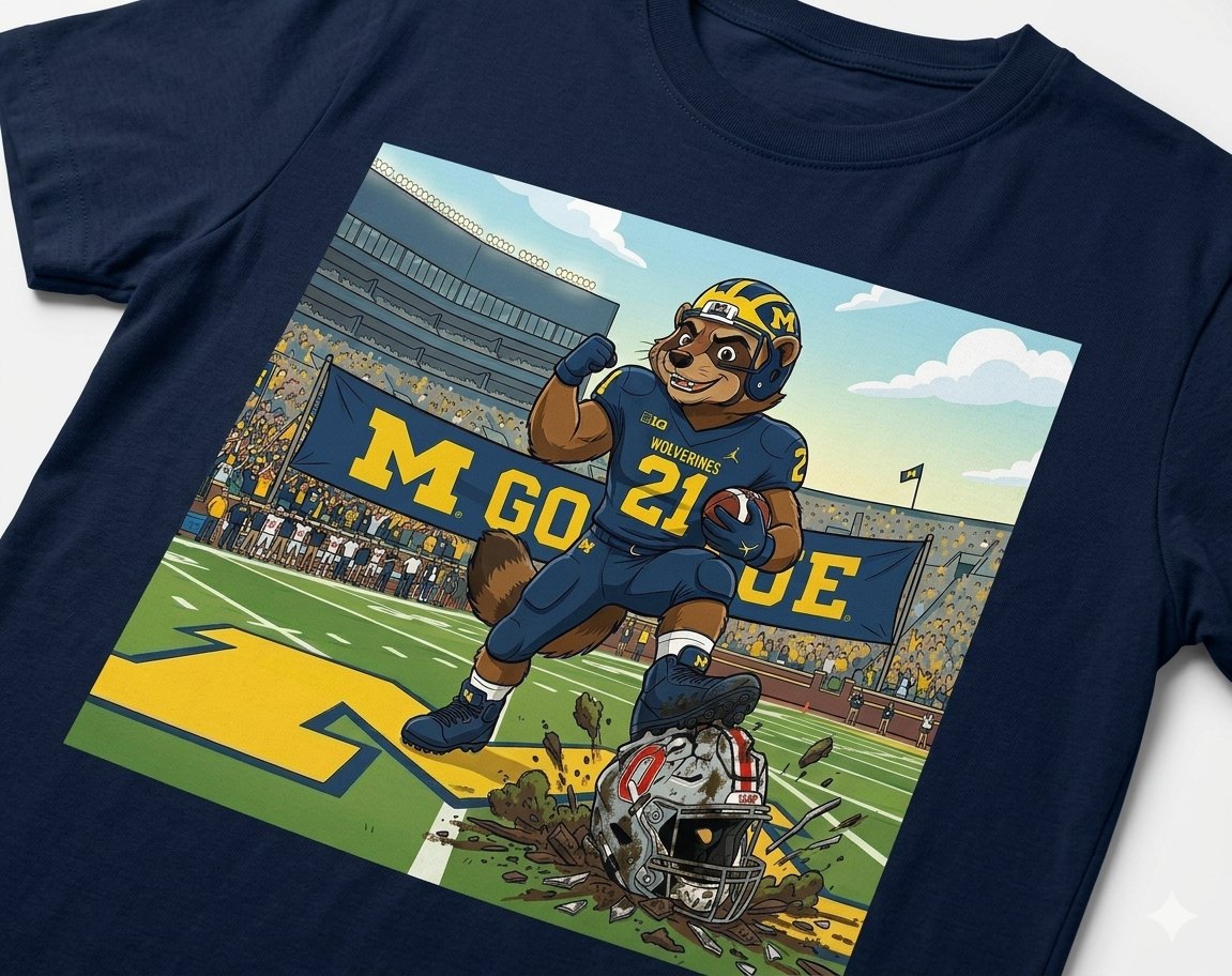 Custom Michigan Wolverines vs Ohio State T-shirt